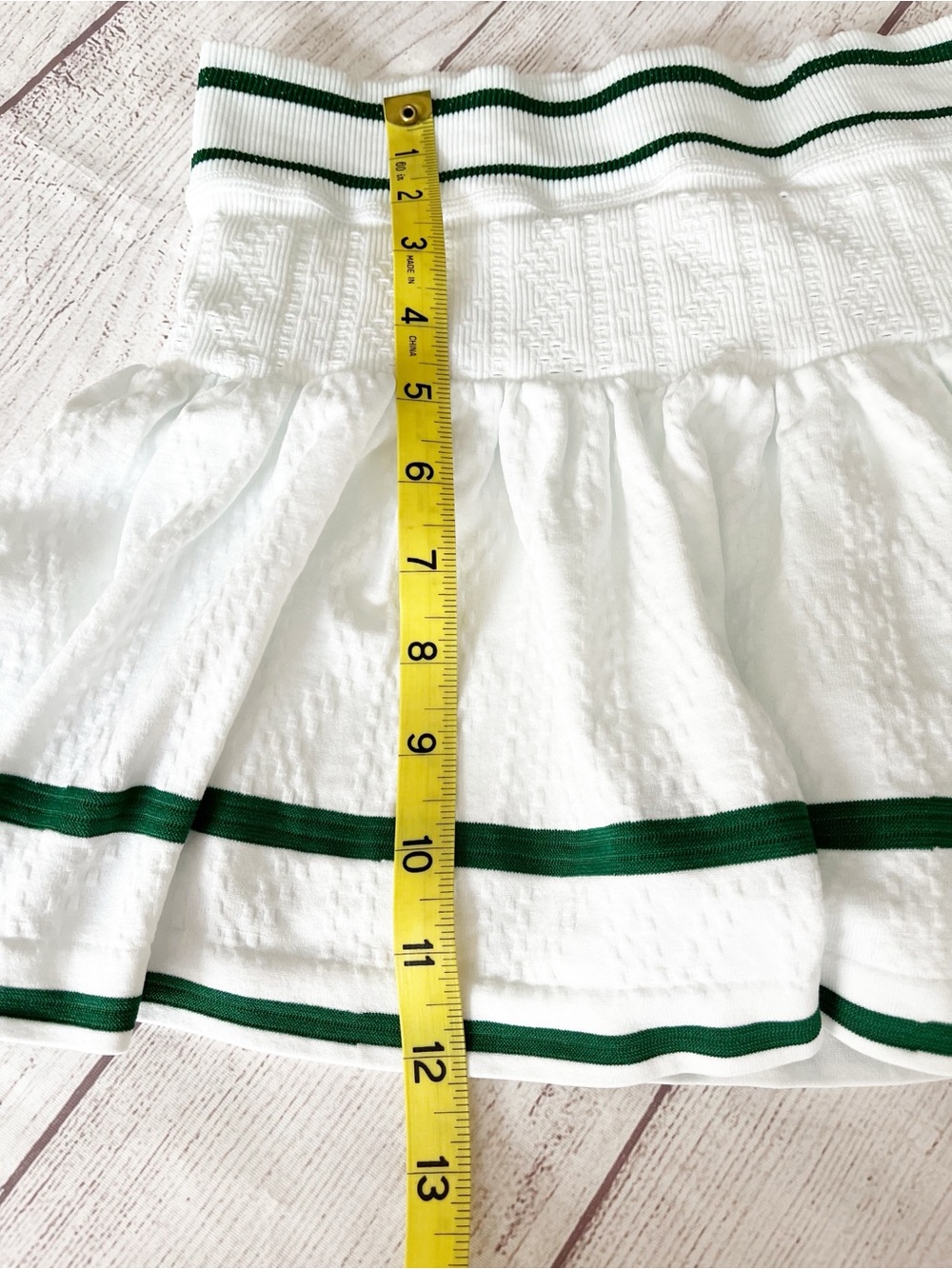 Free People Movement white/green skort - Picture 9 of 11